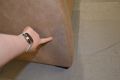 Triumph Large 3 Seater Sofa in Taupe Vintage Leather