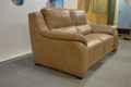 Italian Leather Triumph 3 Seater Sofa; ex display polo divani clearance outlet