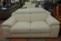designer Italian leather sofas half price ex display sale Lancashire near Accrington