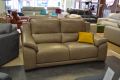 Italian Leather Triumph 3 Seater Sofa; ex display polo divani clearance outlet