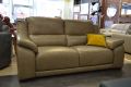Italian Leather Triumph 3 Seater Sofa; ex display polo divani clearance outlet