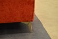Red fabric 2 seater sofa, discount sofa outlet