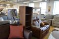 ex display furniture near Chorley - wooden display cabinet with glass front