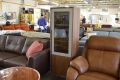 ex display furniture near Chorley - wooden display cabinet with glass front