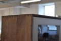 ex display furniture near Chorley - wooden display cabinet with glass front