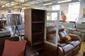 ex display furniture near Chorley - wooden display cabinet with glass front