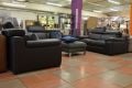 Riccardo black leather sofas, Polo Divani sofas, Italian leather sofa outlet Lancs