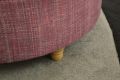 round pink footstool Lancashire