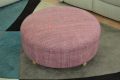round pink footstool Lancashire