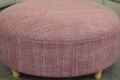 round pink footstool Lancashire