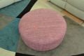 round pink footstool Lancashire