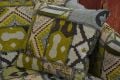 California 2.5 Seater Sofa in Multicolour Green Fabric by Saloni