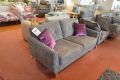 cheap retro sofas Bouclé fabric sofa clearance outlet shop near Chorley