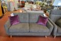 cheap retro sofas Bouclé fabric sofa clearance outlet shop near Chorley