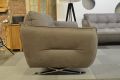 Sorrento Sofas 2 and 3 Seater Settees - Grey Italian Leather 2 Piece Suite - Customer Return