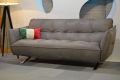 Italia living Sorrento Sofas Clearance Sale, Italia Living Seville leather sofas, grey Italian leather two piece suite, customer return clearance outlet sofas