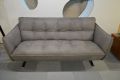 Italia living Sorrento Sofas Clearance Sale, Italia Living Seville leather sofas, grey Italian leather two piece suite, customer return clearance outlet sofas