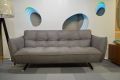 Italia living Sorrento Sofas Clearance Sale, Italia Living Seville leather sofas, grey Italian leather two piece suite, customer return clearance outlet sofas