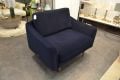 Snug The Rebel Snuggle Chair Blue Velvet - sofa for narrow doorways