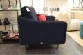 Snug The Rebel Snuggle Chair Blue Velvet - sofa for narrow doorways
