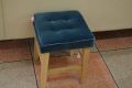 sofa.com Buttons short stool blue velvet stool dressing table chair bedroom chair discount designer furniture outlet London