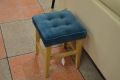 sofa.com Buttons short stool blue velvet stool dressing table chair bedroom chair discount designer furniture outlet London