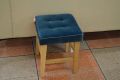 sofa.com Buttons short stool blue velvet stool dressing table chair bedroom chair discount designer furniture outlet London