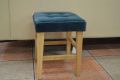 sofa.com Buttons short stool blue velvet stool dressing table chair bedroom chair discount designer furniture outlet London