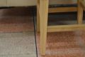 Buttons Short Stool in Matt Velvet Deep Turquoise Blue Velvet Low Stool