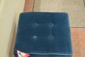 sofa.com Buttons short stool blue velvet stool dressing table chair bedroom chair discount designer furniture outlet London