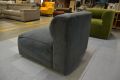 Cohen Single Unit in Brushstroke Dark Grey Fabric