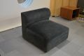 Cohen Single Unit in Brushstroke Dark Grey Fabric