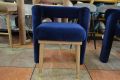 sofa.com Fonda dining chairs set of 2 blue velvet chairs, ex display designer furniture outlet shop Lancashire