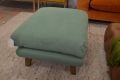sofa.com Holly footstool green retro footstool ex display furniture outlet shop Lancashire