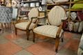 French oval back armchairs, clearance French armchairs, designer armchairs sale UK, armchairs for sale Lancashire