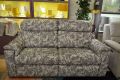 Thornbury Three Seater Sofa in Grey Floral Fabric