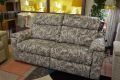 Thornbury Three Seater Sofa in Grey Floral Fabric