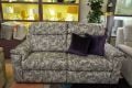 Ellis fabric sofa floral fabric settee high quality discount sofas in Lancashire G Plan ex display outlet shop