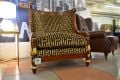 Bergère Armchairs in Greek Key Velvet, reproduction chairs, ex display designer furniture outlet
