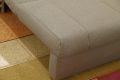 Appley 2 Seater Sofa Bed Fold Flat Style in Grey Wool Effect Fabric