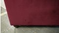 Milbourne Corner Sofa Bed in Burgundy House Velvet with Double Bed