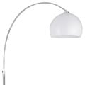 Snowdrop Floor Lamp with White Dome Shade