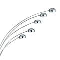 IDRA Chrome Floor Lamp with Five Arms and Marble Base