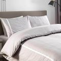 Chrono Embroidered Egyptian Cotton Duvet Set King in Grey