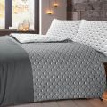Paloma Dandelion Duvet Set King in Grey