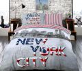 New York City Reversible Duvet Set King