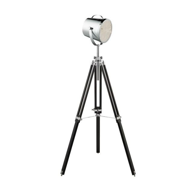 HOLLYWOOD Adjustable Floor Lamp Luxury Chrome Studio Style Tripod Light