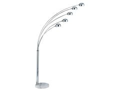 Copper arced 5 arm floor lamp at wb furniture the discount lighting centre in clitheroe lancashire