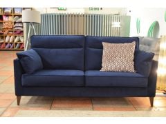 Navy blue large sofa, 3 seater sofa in blue, ex display John Lewis outlet shop