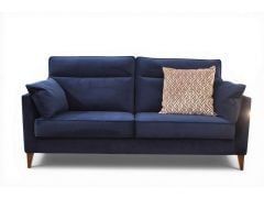 Navy blue large sofa, 3 seater sofa in blue, ex display John Lewis outlet shop